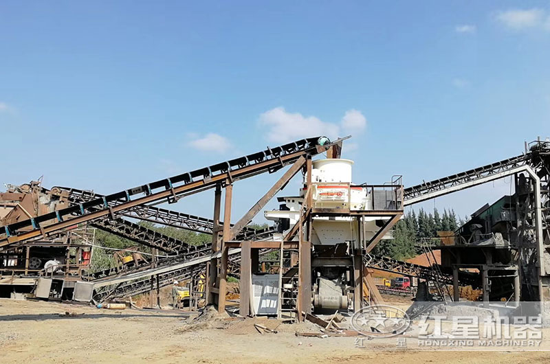 制砂機作業(yè)現場